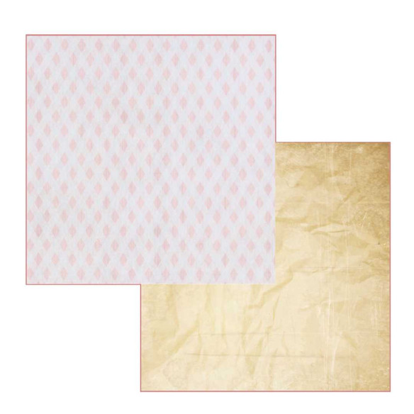 Colección papeles de scrapbooking "Alicia en un mundo mágico" 21x21cm doble cara