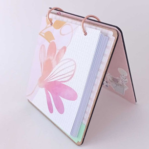 FICHERO de MADERA HandMade MARIPOSA 2