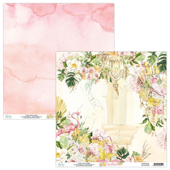 Colección papeles de scrapbooking "Vacation" 30.5 x 30.5 cm