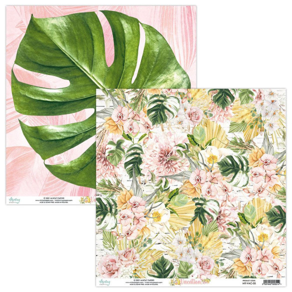 Colección papeles de scrapbooking "Vacation" 30.5 x 30.5 cm