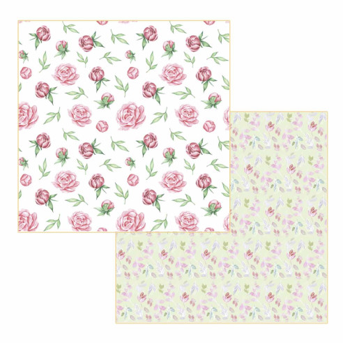 Colección papeles de scrapbooking "Nuevas ilusiones" 21x21 cm doble cara