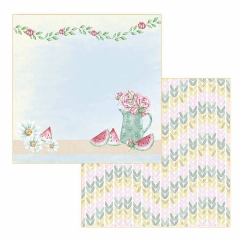 Colección papeles de scrapbooking "Nuevas ilusiones" 21x21 cm doble cara