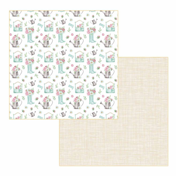 Colección papeles de scrapbooking "Nuevas ilusiones" 21x21 cm una cara