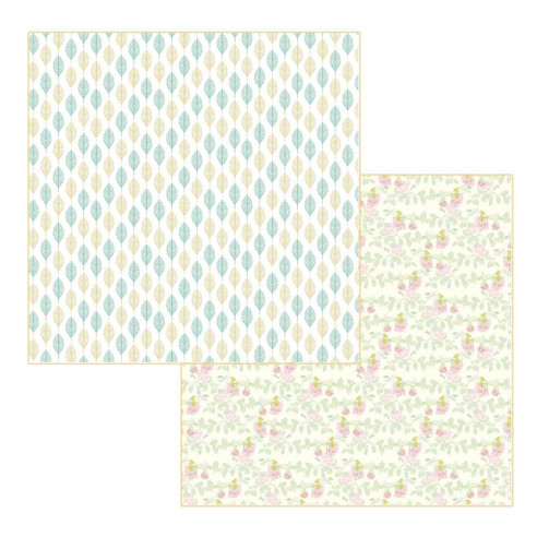 Colección papeles de scrapbooking "Nuevas ilusiones" 21x21 cm una cara