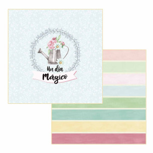 Colección papeles de scrapbooking "Nuevas ilusiones" 30.5x30.5 cm doble cara 2