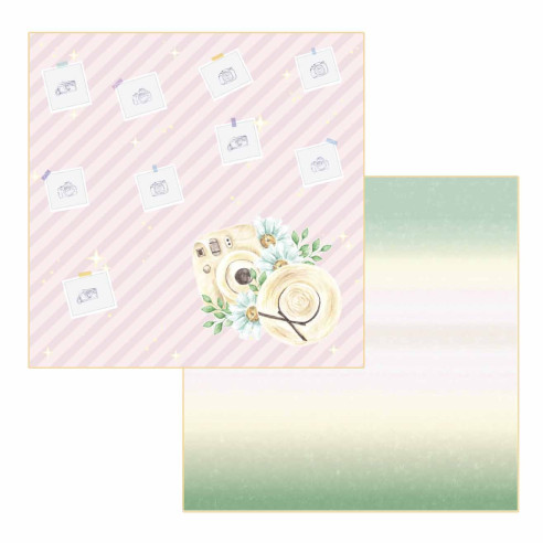 Colección papeles de scrapbooking "Nuevas ilusiones" 30.5x30.5 cm a una cara