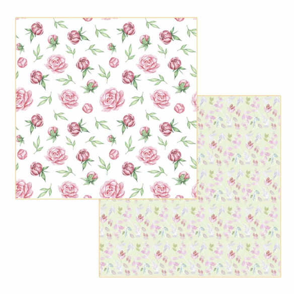 Colección papeles de scrapbooking "Nuevas ilusiones" 30.5x30.5 cm a una cara