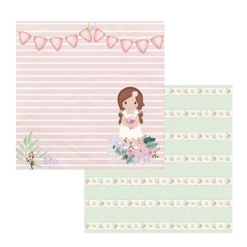 Colección SCRAPBOOKING - "MI PRIMERA COMUNIÓN" 21x21 cm impresos a DOBLE cara