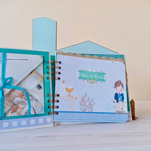 ÁLBUM de COMUNIÓN niño Estructura IGLESIA 2