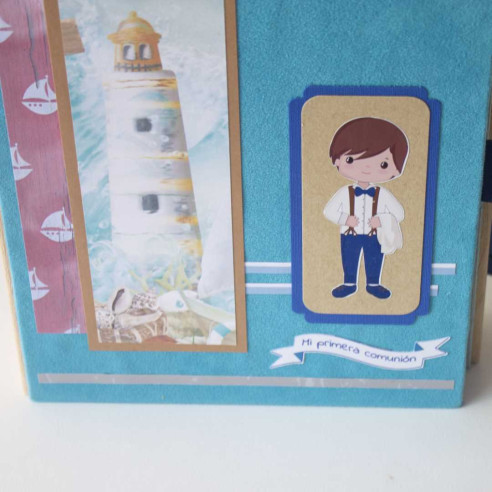 Álbum carpeta de Primera Comunión niño