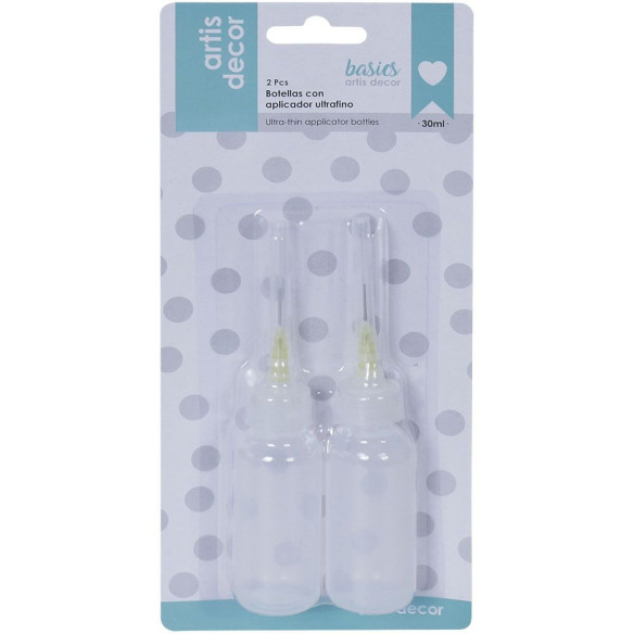 Pack 2 BOTELLAS APLICADORAS con boquilla ultrafina