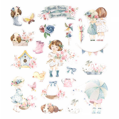 Glitter Stickers "Marisella & Me" 22 uds