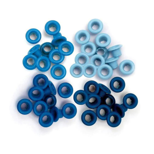 Eyelets ojales standard tonos Azules set de 60 unidades