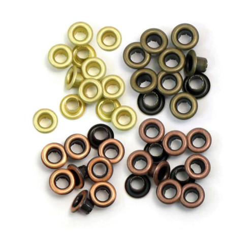 Eyelets ojales standard tonos Warm Metal set de 60 unidades