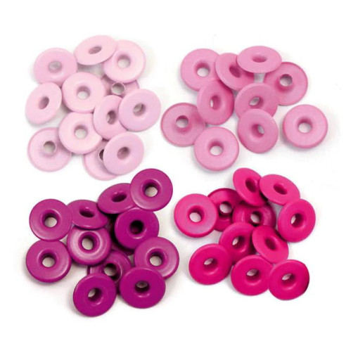 Eyelets ojales Gruesos tonos Rosas set de 40 unidades