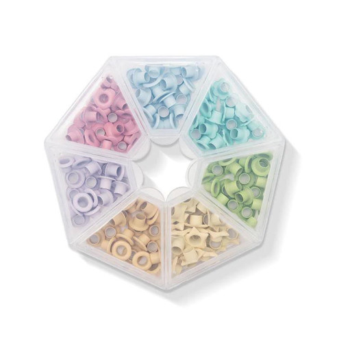 Eyelets ojales tonos Pastel set de 140 unidades