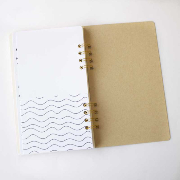 Libreta con separadores Hojas (Sharing dreams)