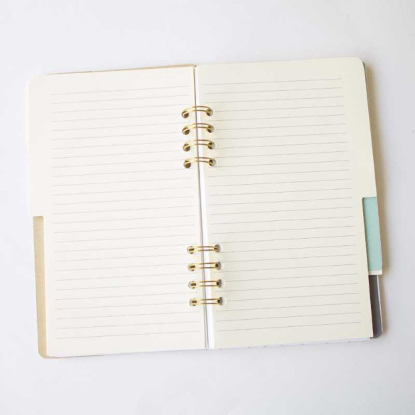 Libreta con separadores Hojas (Sharing dreams)