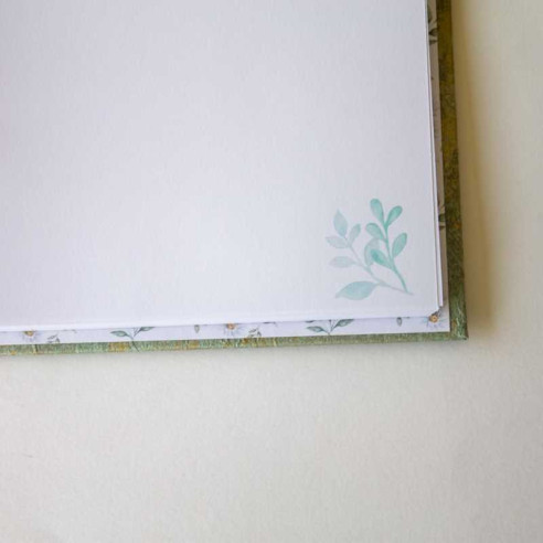 Fichero artesanal 22 x 19 cm Vintage con textura