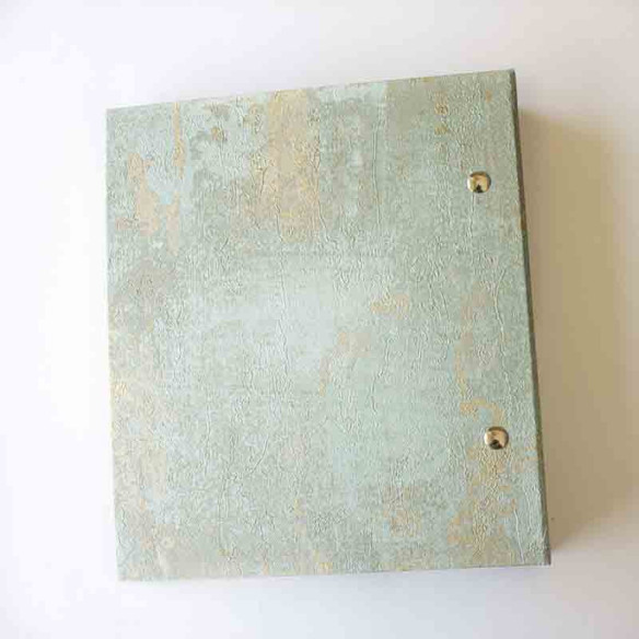 Fichero artesanal 22 x 19 cm Vintage con textura