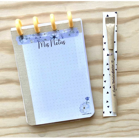 Libreta de discos "Mis notas"