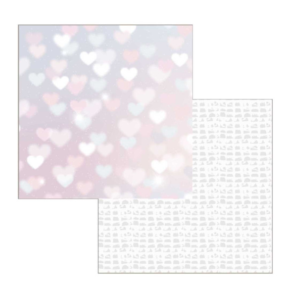 Colección papeles de scrapbooking "San Valentín" 21x21 cm doble cara