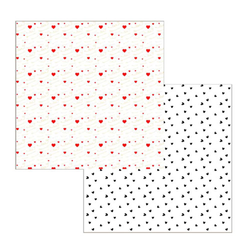 Colección papeles de scrapbooking "San Valentín" 21x21 cm doble cara