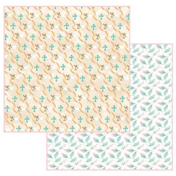 Colección de scrapbooking "La niña que hoy celebra su Primera Comunión" 30.5cm Una cara