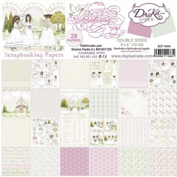 Colección Scrapbooking "Bendiciones" Niña Dayka