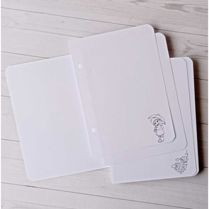 Recambio para archivador Muñecas bonitas. Días de lluvia tamaño A6