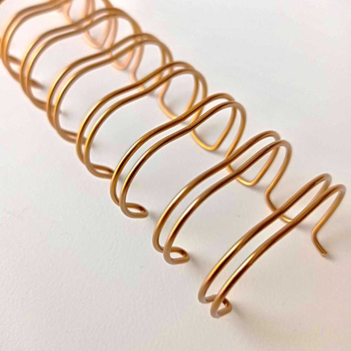 Anillas para encuadernar Wire-O 0,75 Oro Rosa