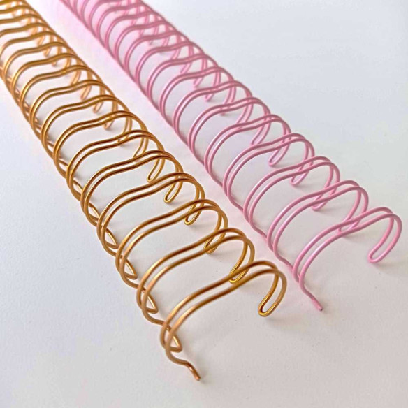 Anillas para encuadernar Wire-O 0,75" Rosa