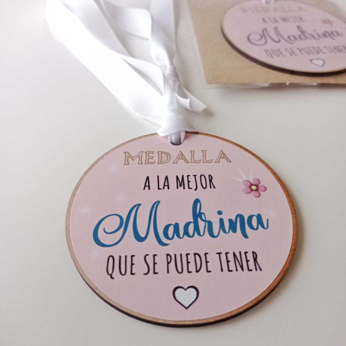 Medalla de madera a la Mejor Madrina