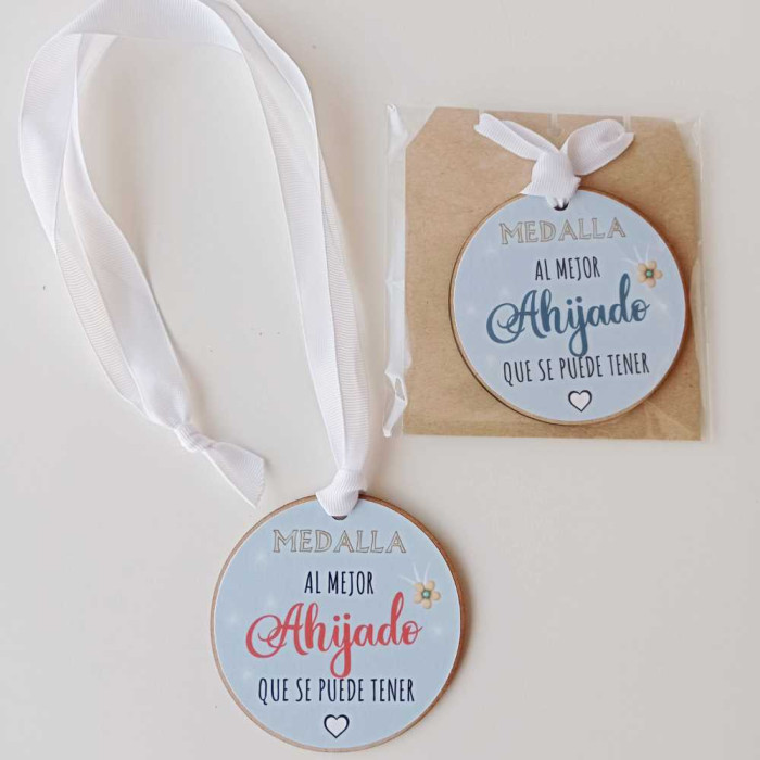 Medalla de madera al Mejor Ahijado