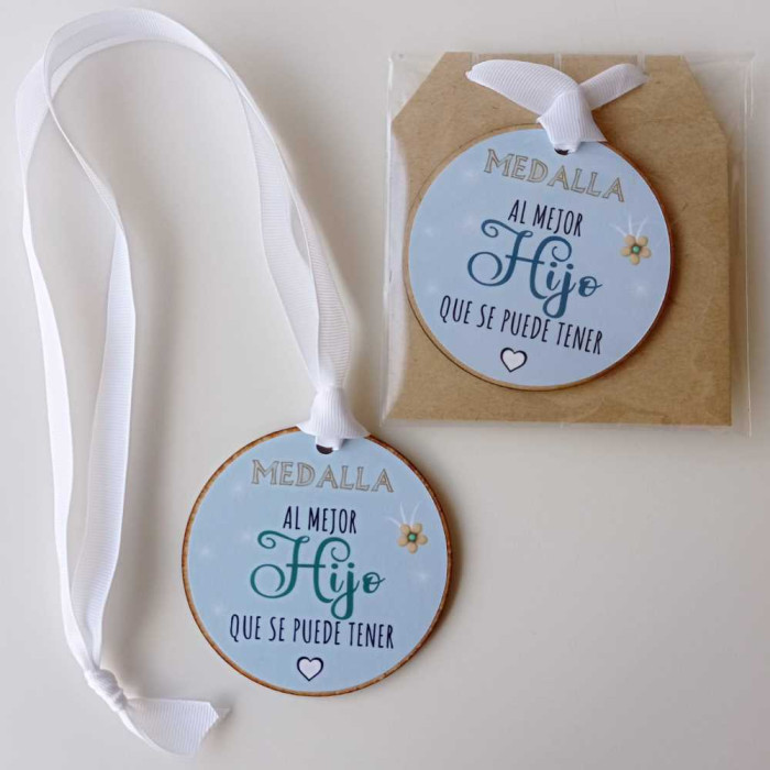 Medalla de madera al Mejor Hijo