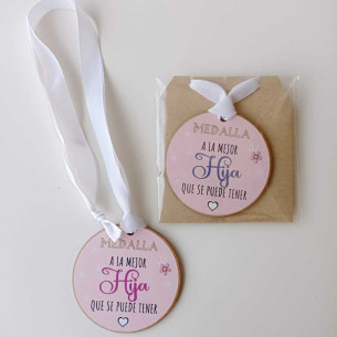 Medalla de madera a la Mejor Hija 2