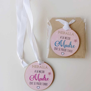 Medalla de madera a la Mejor Madre 2