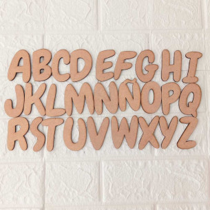Letras de madera 6 cm para decoración