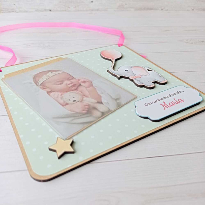 Marco para foto de Bautizo Niña