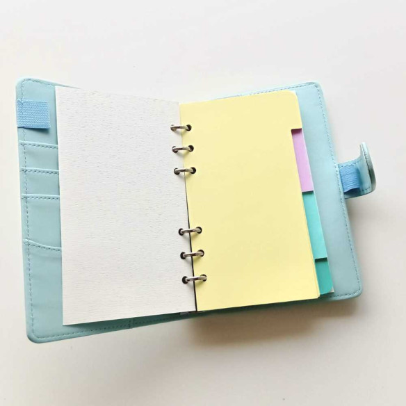 Archivador de polipiel "Directora general de mi destino" A6 color azul