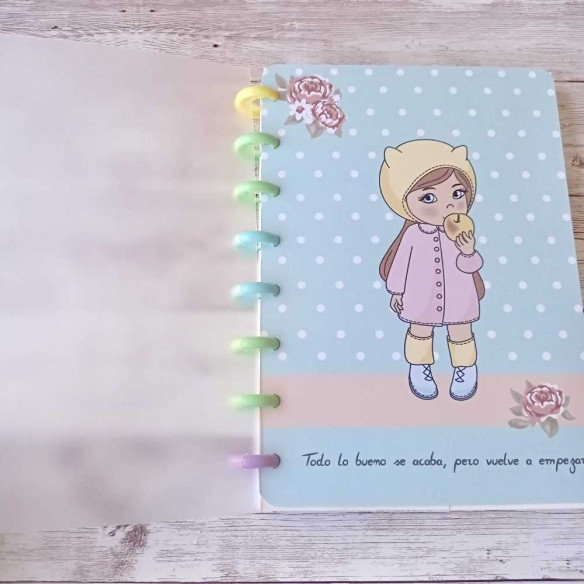 Set portadas A5 Muñecas bonitas. Rica manzana