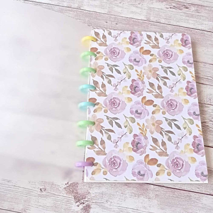 Set portadas A5 "Flores acuarela"