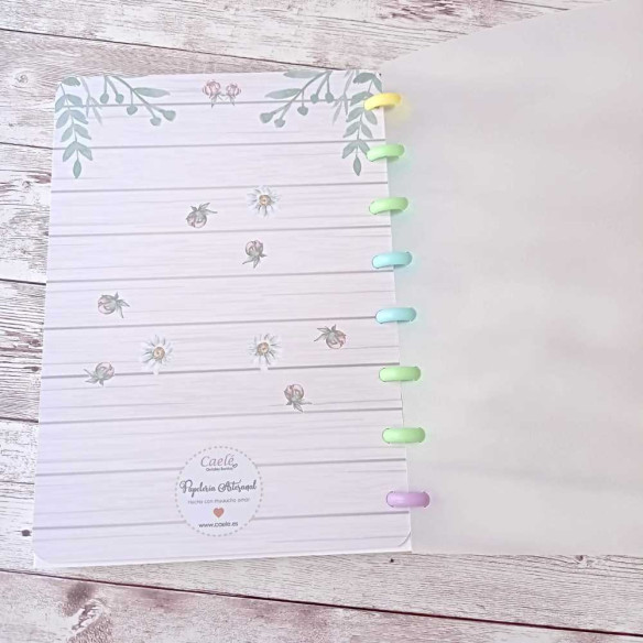 Set portadas A5 "Nuevas ilusiones. Colores acuarela"