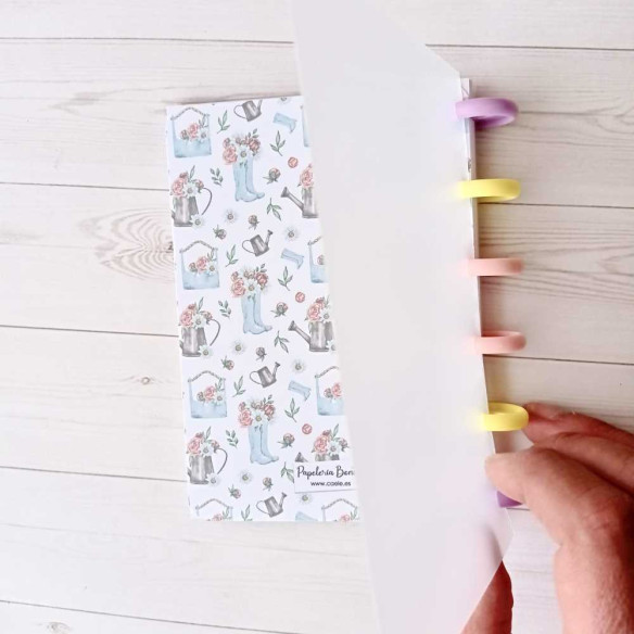 Set portadas A6 "Flores acuarela"