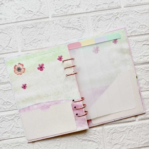 Set de 4 separadores colores pastel (Rosa, amarillo, lila, verde) 2