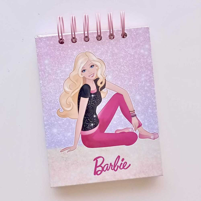 Libreta artesanal A6 "Barbie"