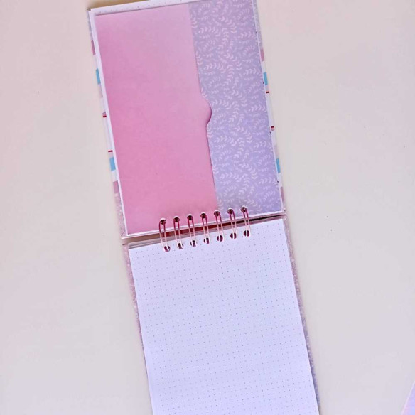 Libreta artesanal A5 "Barbie"