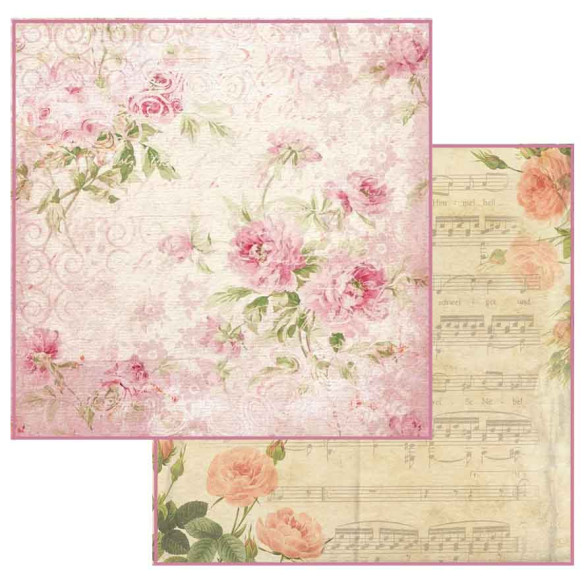 Colección papeles scrapbooking "Romance eterno" 30,5 cm una cara