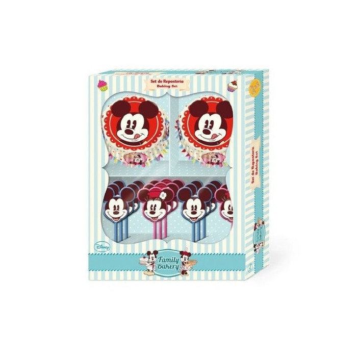 Set cápsulas de cupcakes Mickey Mouse