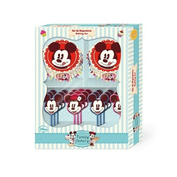 Set cápsulas de cupcakes Mickey Mouse